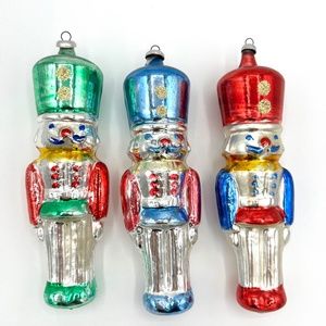 VTG 3PC XMAS Nutcracker Ornaments